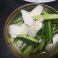 ぷぎぃ's cooksnap of when they made かぶの漬物。きゅうりとかぶ皮の酢の物。.
