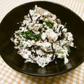 デカちゃん's cooksnap of when they made ひじきとほうれん草の白和え.