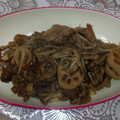 ∞みーちゅん∞'s cooksnap of when they made シャキ！うまっ！れんこんと豚肉の甘辛炒め.