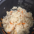 Mariaspain's cooksnap of when they made 簡単♩人参と油揚げのシンプル炊き込みご飯.