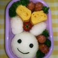 ひかるすばる's cooksnap of when they made メリーズの白うさぎちゃん＊キャラ弁.