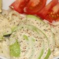 ぷのぷの's cooksnap of when they made トマト＆アボカドのサラダうどん.