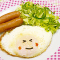 小梅チャン♡'s cooksnap of when they made 目玉焼きスマイル♪.
