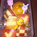 yuiyui0405's cooksnap of when they made お弁当に！塩水を使わず変色しないリンゴ♪.