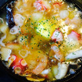まるえりり's cooksnap of when they made 簡単☆エビタコマッシュルームのアヒージョ.