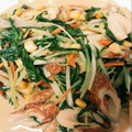 QOO＆SKY's cooksnap of when they made 油揚げとレタス水菜のしゃっきりマヨソテー.