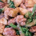 ぷいぷいルンルン's cooksnap of when they made じゃがいもと鶏肉の味噌マヨ炒め.
