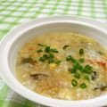 赤い電話's cooksnap of when they made 栄養たっぷり卵雑炊.