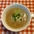 にきけん's cooksnap of when they made 冬瓜と干し海老の中華スープ.