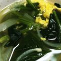 まっちゃぷりん♪'s cooksnap of when they made 食べるスープ ！ほうれん草のかきたま汁.
