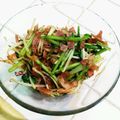 しむかっぷ's cooksnap of when they made 糖質制限食★カブの葉とベーコン中華炒め.