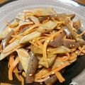 mioly's cooksnap of when they made 作り置き きんぴらごぼう.