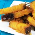 Ｂotan's cooksnap of when they made さつまいものきな粉スティック.