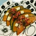 ジュスカ's cooksnap of when they made かぼちゃの蒸焼き*ベーコン添え.