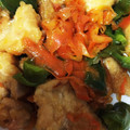 Suzucca's cooksnap of when they made 揚げ鶏とピーマンの甘辛炒め.