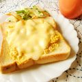 すずきはなこ's cooksnap of when they made 大好き☆たまごサラダとろりトースト.