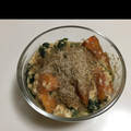 Mika´s's cooksnap of when they made 柿とほうれん草の白和え、小料理屋風.