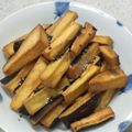 サーフブレイド's cooksnap of when they made 簡単！さつまいも　ごま塩味♪.
