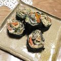 セシール1111's cooksnap of when they made お弁当にも◎おからの海苔巻き.