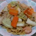 ☆みたろう☆'s cooksnap of when they made 海鮮炒麺♪（シーフード入り中華焼きそば）.
