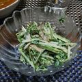 クック6SAB63☆'s cooksnap of when they made 材料２つで簡単☆舞茸と水菜のサラダ.