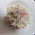 みちばたの花's cooksnap of when they made レンジ４分！もやしカニカマ胡麻マヨサラダ.