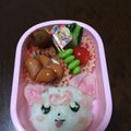 クック2RQC1I☆'s cooksnap of when they made スイートプリキュア♪ハミィ（キャラ弁）.