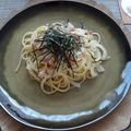 melmarilyn's cooksnap of when they made 玉ねぎとベーコンの鰹だし風味スパゲティー.