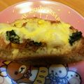 QOO＆SKY's cooksnap of when they made ちくわと大葉のチーズトースト.
