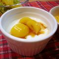 runa10's cooksnap of when they made ヨーグルトで食べる✿栗の甘露煮.