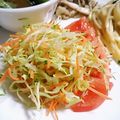 ＴＯＭＯＷＡＴ's cooksnap of when they made サラダに付け合せに☺虹色の千切りキャベツ.