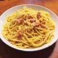 かんちゃの's cooksnap of when they made 満腹め、簡単な生クリームなしカルボナーラ.