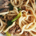 tomomymy's cooksnap of when they made すき焼き風焼きうどん.