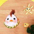 みぃーーみ☆'s cooksnap of when they made 簡単！鳥さんおにぎり♪キャラ弁.