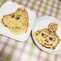 ジョンソク's cooksnap of when they made ムーミンファミリー風☆にこにこパンケーキ.