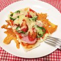 apoooori's cooksnap of when they made カリとろもちもち餅ピザ.