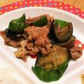 ゆずきももか's cooksnap of when they made 基本のナスとピーマンの味噌炒め.