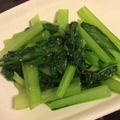 meimeipota's cooksnap of when they made ぱばっと小松菜ガーリック炒め.