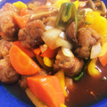 じゅんのすけ＊'s cooksnap of when they made 柔らか〜豚こまで揚げ焼き　酢豚！.