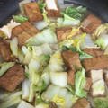いわしれんこん's cooksnap of when they made めんつゆで楽チン♪白菜と厚揚げの煮物.