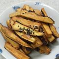 サーフブレイド's cooksnap of when they made 簡単！さつまいも　ごま塩味♪.