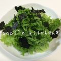 papikun's cooksnap of when they made レタスと海苔だけ～簡単サラダ.