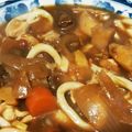 Tokikoabe's cooksnap of when they made 残ったカレーでリメイク♪カレーうどん.