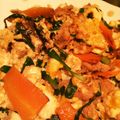 パン君とひまわり's cooksnap of when they made 豆腐とニラのピリ辛チャンプルー.