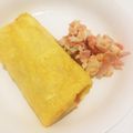 ♡mio1216♡'s cooksnap of when they made お弁当に★　卵１個で　明太ジャガたま.