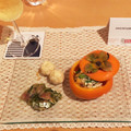 satoreee's cooksnap of when they made 秋の前菜・富有柿の白和え.