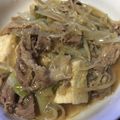 はっち302's cooksnap of when they made ご飯が進む！すき焼風ごぼうと肉豆腐.