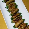 かなりんココりん's cooksnap of when they made 冷凍いんげんのつくね焼き.