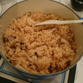 チルタラ's cooksnap of when they made ルクルーゼで！エリンギと鮭の炊込みご飯.