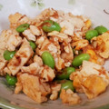 くぅぽん☆'s cooksnap of when they made 枝豆と豆腐の炒め物.